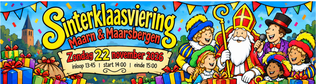 Sinterklaasviering Maarn & Maarsbergen op zondag 22 november 2026